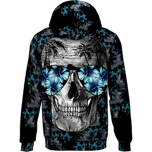 เสื้อเจอร์ซีย์ฮ็อกกี้มีฮู้ดของผู้ชาย,เสื้อมีฮู้ดเสื้อฮู้ดปักลายฮ็อกกี้ Laces Up แบบลำลองรุ่นใหม่ - Product Image 3