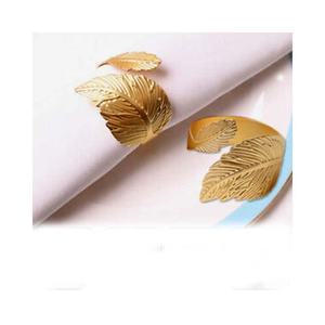 Wholesale Restaurant Hotel <b>Tablecloth</b> Napkin Ring Metal Spring Restaurant Table Decoration <b>Round</b> Pattern Modern Napkin Ring - Product Image 3