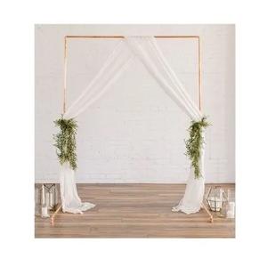 Stand de bienvenue en métal fini doré de conception européenne pour l'affichage de bienvenue d'événements de désherbage de restaurant d'hôtel - Product Image 4