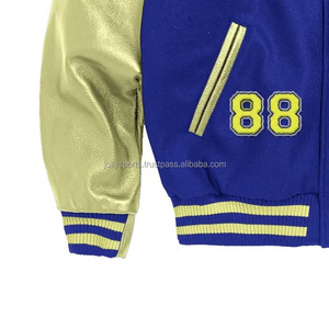 Premium Quality Customized Logo Hooded Canvas Letterman Varsity Jacket with <b>Long</b> Sleeves for Men - Product Image 4