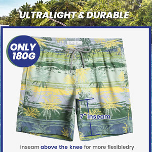 Factory Direct Custom Logo Printed and Embroidery Board Shorts Swim <b>Trunks</b> Swimwear for <b>Men</b> - Product Image 5