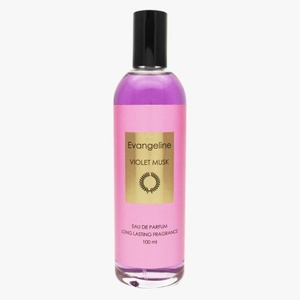 Evangeline EDP Musk VIOLET 100ml สเปรย์สำหรับร่างกายด้วยน้ำหอมขวดพ่นไอน้ำอินโดนีเซีย - Product Image 1