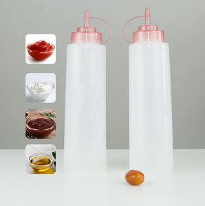 BPA Free 33oz LDPE Water <b>Bottle</b> Easy Squeeze Empty Sauce <b>Bottle</b> for Ketchup <b>Salad</b> <b>Dressing</b> Honey-Condiment Holder for Parties - Product Image 3