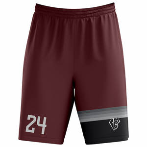 Shorts de basket-ball pour hommes 100% polyester Taille plus Pantalon court décontracté avec poche Vente en gros Design en maille d'été - Product Image 4