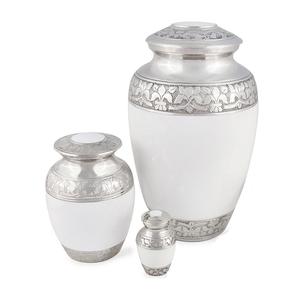 Urne funéraire pour cendres humaines de style américain, dernière conception, conteneur pour cendres d'adultes, vente en gros, urne en métal design, artisanat - Product Image 2