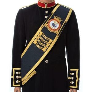 Meilleures ventes, écharpes brodées personnalisées de haute qualité, accessoires d'uniforme d'officier, équipement de protection personnelle, écharpes - Product Image 2