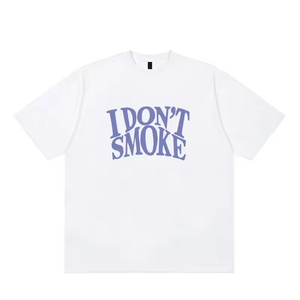T-shirt vierge de mode urbaine 100% Coton, coupe oversize, style vintage décontracté, grande taille, respirant, personnalisable et écologique - Product Image 1