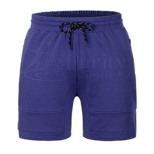 Shorts de sport pour homme en tissu Oxford avec logo frontal - Haute qualité, respirant et séchage rapide, taille élastique, poches - Product Image 1