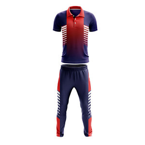 Venta caliente Hombres Sublimación Cricket Jersey Uniformes Transpirable Impresión personalizada Servicio OEM Disponible Alta calidad - Product Image 1