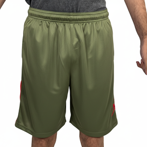 กางเกงขาสั้นผ้าฟลีซคอตตอน 100% สำหรับผู้ชาย กางเกงขาสั้นแฟชั่นสุดฮิตพร้อมขอบเอวยางยืด กางเกงขาสั้นลำลองผู้ชายสั่งทำพิเศษ - Product Image 1