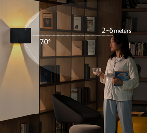 Diseño <span class=keywords><strong>de</strong></span> cubo recargable USB arriba y abajo lámpara <span class=keywords><strong>de</strong></span> pared <span class=keywords><strong>de</strong></span> instalación magnética <span class=keywords><strong>de</strong></span> aleación <span class=keywords><strong>de</strong></span> aluminio grueso para escalera <span class=keywords><strong>de</strong></span> pasillo <span class=keywords><strong>de</strong></span> dormitorio - Product Image 5