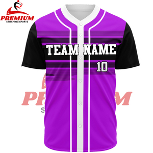 202526 nouveauté maillot de Baseball personnalisé imprimé respirant Anti-bactérien évacuation de l'humidité Polyester vêtements de sport taille personnalisée - Product Image 5