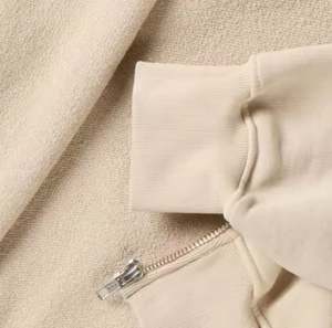 Sweat à capuche zippé pour hommes pour l'entraînement, vêtements de sport ajustés, sweat-shirt à capuche zippé en coton recyclé, fournisseur OEM écologique pour hommes - Product Image 3