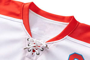 Jersey de Hockey sobre Hielo Personalizado de Alta Calidad, Poliéster, Diseño Libre, Impresión por Sublimación con Logotipo Bordado, Uniforme Deportivo - Product Image 3