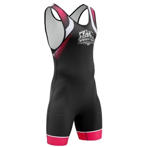 2025 Custom Sublimation Placement Printing Wrestling Singlet for Girls Jiu Jitsu Kimono Stretch Durable 100% Polyester - Product Image 1