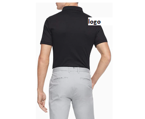 Pull-over en coton tricoté imprimé uni anti-UV 100 % coton infroissable importé pour hommes, fermeture à enfiler, lavable en machine, Bangladesh - Product Image 3