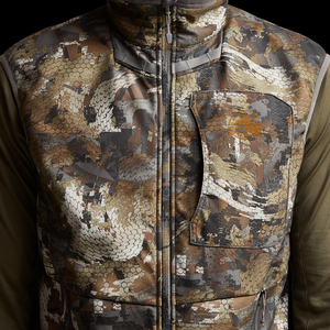 Veste matelassée sans manches isolée et chaude pour hommes, personnalisée par OEM, gilets de chasse compressibles et légers de camouflage pour l'extérieur - Product Image 5