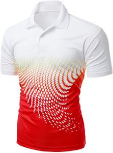 Camisa informal de manga corta con solapa de alta calidad para hombre, se puede personalizar con cuentas de algodón, seda helada, secado rápido, 200g, Polo - Product Image 4