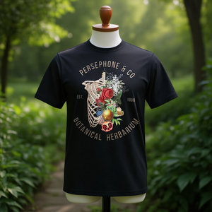 Camiseta sin mangas Hades and Persephone Botanical Herbarium, diseño promocional elegante - Product Image 3