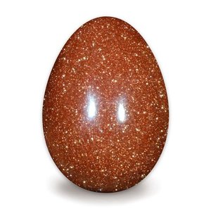 Yoni Egg red Goldstone Piedra Natural huevos en forma de piedra Jade Egg semi precioso Energy Protection Vaginal Ejercicio mayorista - Product Image 1