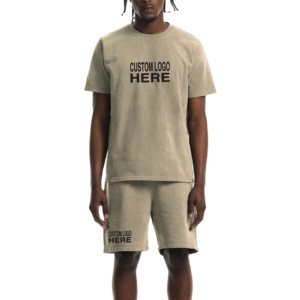 Ensemble T-shirt et Short Homme Tendance en Matière Premium – Collection Été 2026 pour Sports et Activités de Plein Air - Product Image 1