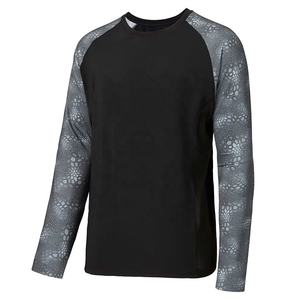 UPF50 + séchage rapide hommes sportifs à manches longues chemises de pêche respirant Polyester Spandex vêtements de pêche vêtements de sport à séchage rapide - Product Image 2