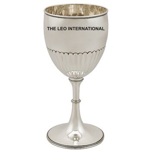 Gobelet fantaisie en métal de vin argenté - Product Image 3