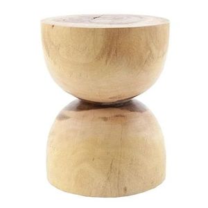 เก้าอี้ไม้ธรรมชาติสไตล์ศิลปะพื้นบ้านหรูหราทำจากไม้งานฝีมือพร้อมป้ายแสดงติดผนัง - Product Image 1