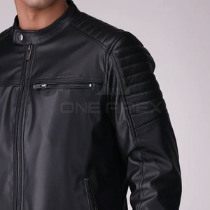 Chaqueta de cuero para hombre de alta calidad Chaqueta de cuero para hombre MOQ bajo Chaqueta de cuero para hombre recién llegada - Product Image 6