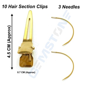 Kit Completo de Herramientas de Acero Inoxidable para Extensiones de Cabello, Alicates para Microperlas, Gancho de Bucle, Tijeras y Pinzas de Seccionamiento con Estuche - Product Image 6