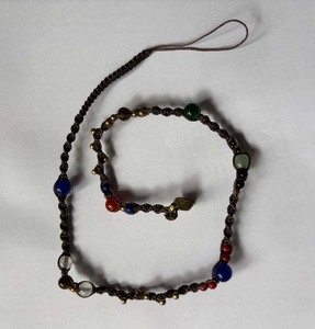 เครื่องประดับผม macrame Lulu ทำด้วยมือลูกปัดผสมอัญมณีหลากสีเส้นด้าย6มม. หาได้ครึ่งดวงจันทร์สำหรับผู้หญิงสาววิทยาลัย - Product Image 3