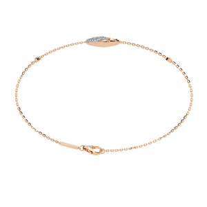 "18k <b>Gold</b> Lab Grown Diamond Bracelet-Elegant & Dazzling" - Product Image 3