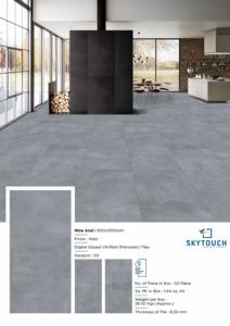 Precios de baldosas de porcelana de la India de alta demanda y mejor calidad hechas en Gujarat India para decoración de pisos interiores exportador indio resistente al calor - Product Image 3