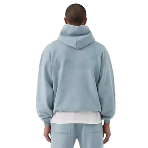 Sweats à capuche personnalisés vente en gros de pull-over brodé avec logo personnalisé nouvelle mode de sweats à capuche en coton et polyester de haute qualité - Product Image 2