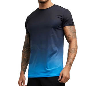 เสื้อยืดออกกำลังกายผ้าสแปนเด็กซ์ผ้าฝ้ายพิมพ์ลายสำหรับผู้ชาย - Product Image 1