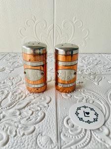 Ensemble de poivre sel en laiton de conception détaillée avec surface texturée et bords lisses idéal pour les cadeaux et l'affichage - Product Image 2