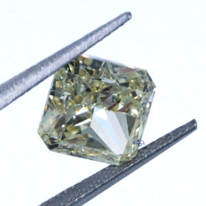 1 CT เม็ดเพชรใสตัดเป็นชิ้นสีเหลืองใช้สำหรับทำเครื่องประดับที่โซลิแทร์สวยงาม VVS2ความคมชัดมากขึ้นได้รับการรับรองว่าเหมาะสำหรับการทำเครื่องประดับ - Product Image 3