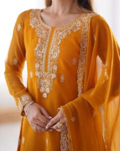 Nueva Colección de Salwar Kameez Serie SP con Diseño Elaborado para Bodas y Fiestas, Secado Rápido, Estilo Moderno para Todas las Temporadas - Product Image 5