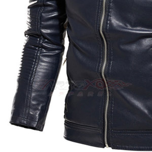 Veste en cuir de peau de vache de qualité supérieure pour hommes Vêtements de sport imprimés sur mesure Plus Size Option Made in Pakistan - Product Image 6