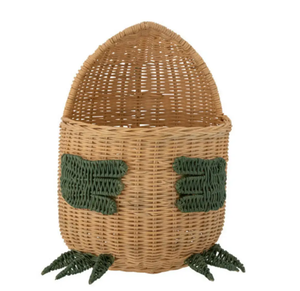 Best Seller Wholesale Dinosaur Shaped Rattan Storage <b>Basket</b> Cute <b>Animal</b> Storage Bin Made in Vietnam-SISU - Product Image 5