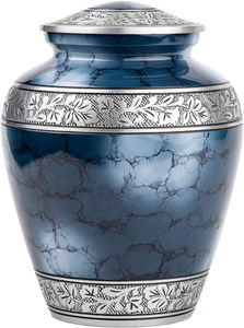 Urne funéraire classique de grande taille pour adultes |   Urne funéraire durable à profil bas de 3,4 L pour l'affichage - Product Image 2