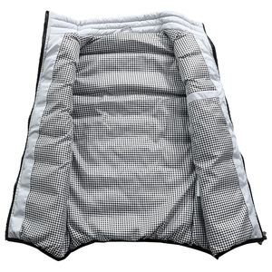 Gilet matelassé pour homme, hiver, chaud, doublé en polaire, col montant, fermeture éclair intégrale, sans manches, respirant, vêtements de rue, gilet matelassé - Product Image 2