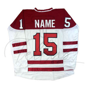 Nouveau maillot de hockey sur glace uni populaire 2026, meilleure qualité, nouveau design, uniforme de hockey pour adultes, 100% polyester, antibactérien, service OEM - Product Image 3