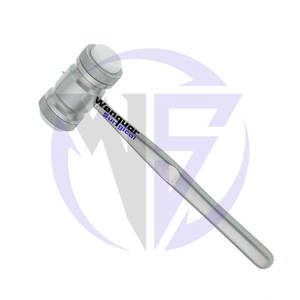 Maillet dentaire en acier inoxydable avec tête en nylon, manche court de 14 cm, instruments chirurgicaux, entreprises Wenquar Surgical - Product Image 6