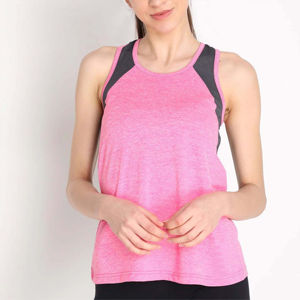 Nueva camiseta sin mangas de ejercicio Premium para mujer, ligera y absorbente de humedad, perfecta para correr, gimnasio y deportes, tarifa al por mayor - Product Image 4
