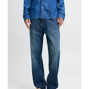 Pantalones Vaqueros para Hombre, Lavado Ácido, Estilo Vintage, Pierna Ancha, Ajuste Holgado, Venta al por Mayor, Personalizados, Estilo Urbano, Desgastados, Casuales - Product Image 5