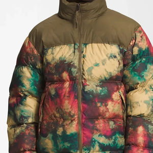 Chaqueta de Invierno Personalizada de Alta Calidad para Hombre, Chaqueta Bomber Acolchada con Bolsillo, Chaqueta Acolchada con Estampado OEM de Talla Grande para Hombre - Product Image 5