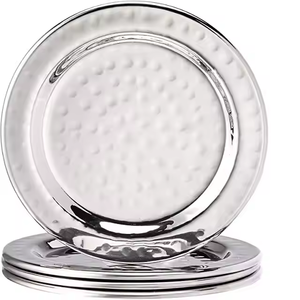 Stainless Steel Classic Eco-Friendly <b>Set</b> of <b>6</b> Coasters for Kitchen Tea Coffee Dining Table Top Decor by Decor Impex - Product Image 3
