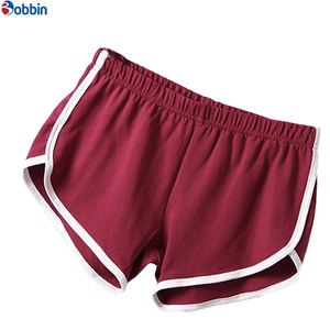 Shorts d'été pour femmes de qualité supérieure BOBBIN INDUSTRIES, taille plus, couleur unie, pantalon de yoga de plage, élastique, séchage rapide, respirant - Product Image 1