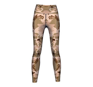 Leggings de MMA pour femmes imprimés par sublimation, taille mi-haute, haute qualité, vêtements de BJJ, motifs personnalisés, écologiques, respirants, séchage rapide, 220g - Product Image 4